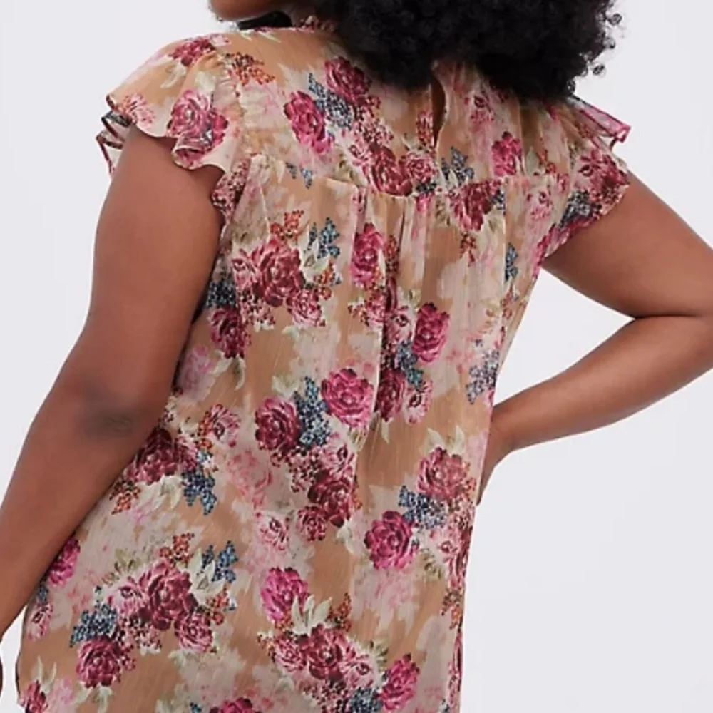 TORRID Floral Chiffon Top - Picture 5 of 7